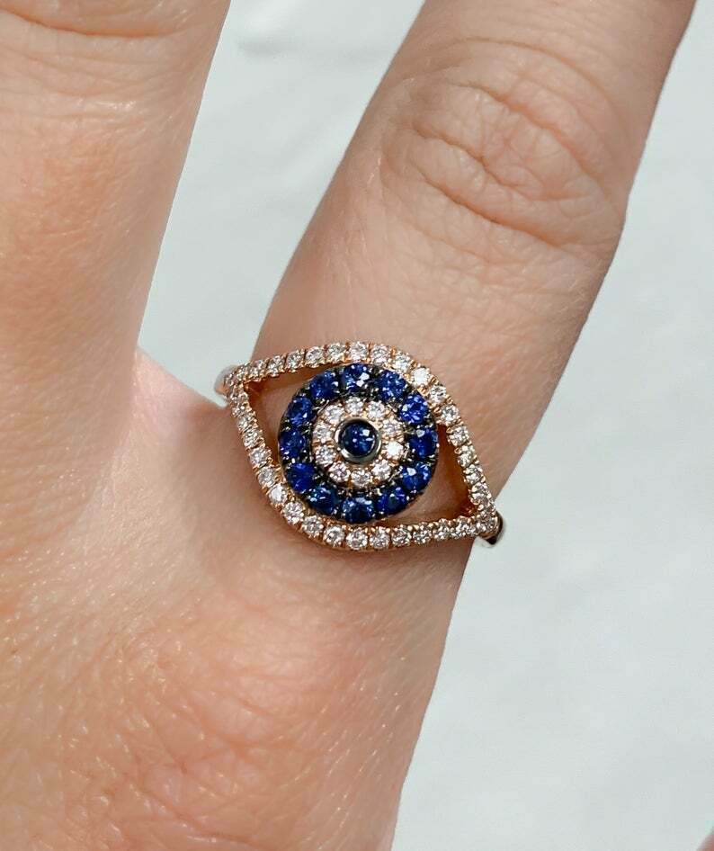 Protective Evil Eye Ring – Besom Boutique